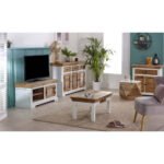 Alfie Wood Tv Cabinet/Bench/Shoe Rack Upto 43" - Image 6
