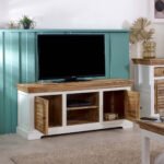 Alfie Tv Cabinet Upto 57" Solid Mango Wood - Image 4