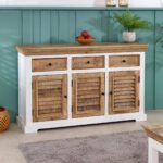 Alfie Wood Sideboard - 3 Drawers & 3 Doors - Image 18