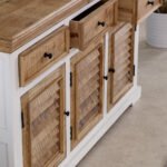 Alfie Wood Sideboard - 3 Drawers & 3 Doors - Image 7