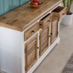 Alfie Wood Sideboard - 3 Drawers & 3 Doors - Image 8