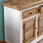 Alfie Wood Sideboard - 3 Drawers & 3 Doors - Image 9