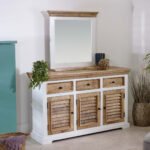Alfie Wood Sideboard - 3 Drawers & 3 Doors - Image 10