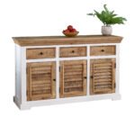 Alfie Wood Sideboard - 3 Drawers & 3 Doors - Image 2