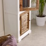 Alfie Wood Bookcase/Display Cabinet - 3 Shelves & 1 Door - Image 6
