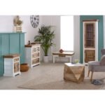 Alfie Wood Bookcase/Display Cabinet - 3 Shelves & 1 Door - Image 7
