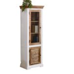 Alfie Wood Bookcase/Display Cabinet - 3 Shelves & 1 Door - Image 2