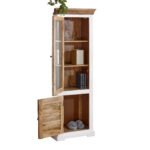Alfie Wood Bookcase/Display Cabinet - 3 Shelves & 1 Door - Image 4