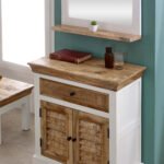 Alfie Mirror Frame With Shelf Solid Mango Wood - Image 8