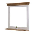 Alfie Mirror Frame With Shelf Solid Mango Wood - Image 3