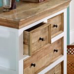 Alfie Solid Mango Wood 4 Chest Of Drawers - Image 5
