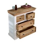 Alfie Solid Mango Wood 4 Chest Of Drawers - Image 7