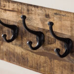 Alfie Wood Shoe Rack & Hanger Wall Hook Set - Image 18
