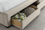 Newton Warmstone Velvet 4 Drawer Storage Bed - Image 2