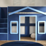 Nixon Playhouse High Sleeper with Storage Oak