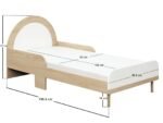Noah Single Curved Headboard Bed & - Image 3
