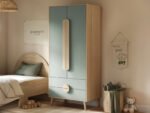 Noah 2 Door Wardrobe with 2 Drawers &