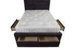 Artisan Fabric 4 Drawer Storage Bed Dark Grey 3060 - Image 2