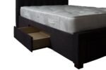 Artisan Fabric 4 Drawer Storage Bed Dark Grey 3060 - Image 4