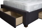 Artisan Fabric 4 Drawer Storage Bed Dark Grey 3060 - Image 6