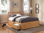 Flintshire Furniture Pentre Oak Bed with Drawer - Image 2