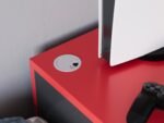 Portal Gaming Single Bed with Drawer Black & Red - Image 6