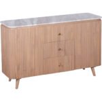 Ashford Natural Marble & Wood Extra Large Sideboard - Image 2