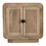 Hudson Carved Mango Wood Mini Sideboard - Image 2