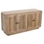 Hudson Carved Mango Wood 4 Doors Large Sideboard - Image 3
