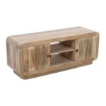 Hudson Carved Mango Wood 2 Doors TV Cabinet - Image 3