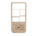Hudson Carved Mango Wood Bookcase - Image 2