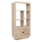 Hudson Carved Mango Wood Bookcase - Image 5