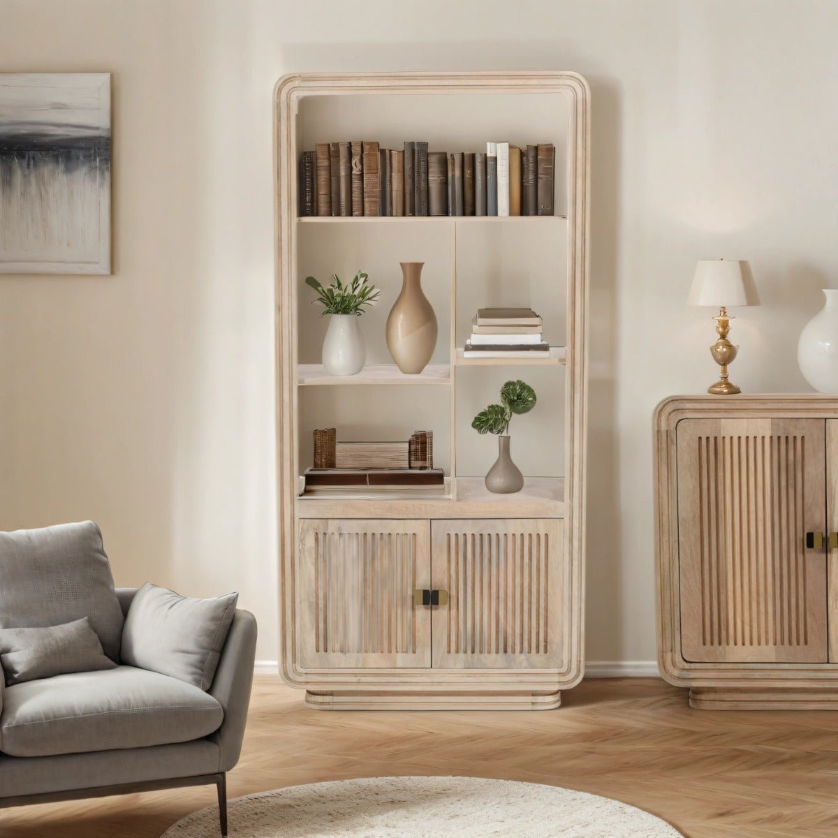 rg04-lifestyle.jpg Hudson Carved Mango Wood Bookcase