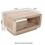 Hudson Carved Mango Wood Coffee Table - Image 4