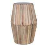 Hudson Carved Mango Wood Side Table - Image 2