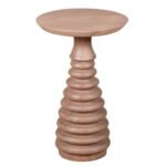 Valencia Cane & Mango Wood Side Table - Image 2