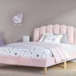 Scallop Velvet Bed Frame