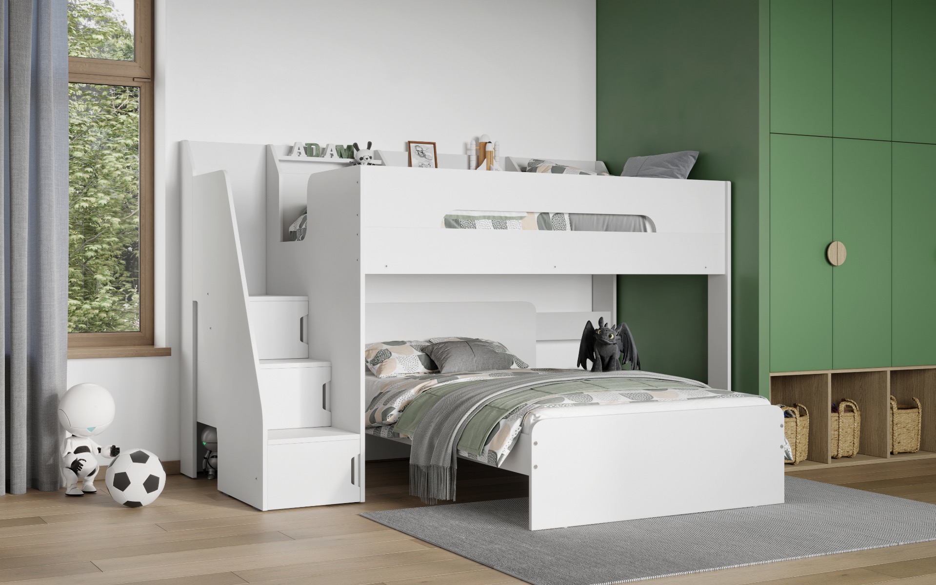 stepaside-l-triple-1 Stepaside L Shaped Triple Sleeper - Image 1