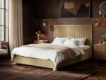 Theo Ribbed Ottoman Bed Light Wood - Image 2