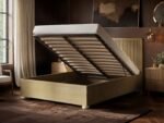 Theo Ribbed Ottoman Bed Light Wood - Image 6
