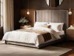 Tiggy Ottoman Bed with Winged Headboard Velvet - Image 2
