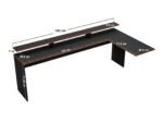 Ultimate Lumi Highsleeper with Desk Charcoal & Orange - Image 2