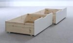 2 Chester White Under-bed Storage Drawers