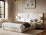 Vera Hotel Bed with Bedside Tables Cream