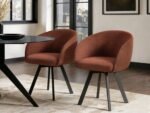 Vito Brown Dining Chair Set of 2
