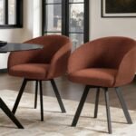 Vito Brown Dining Chair Set of 2