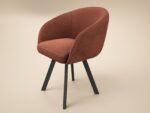 Vito Brown Dining Chair Set of 2 - Image 5
