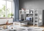 Wizard Junior Mid High Sleeper With Pull Out Futon