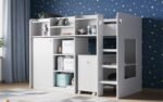 Wizard Junior Mid High Sleeper Workstation