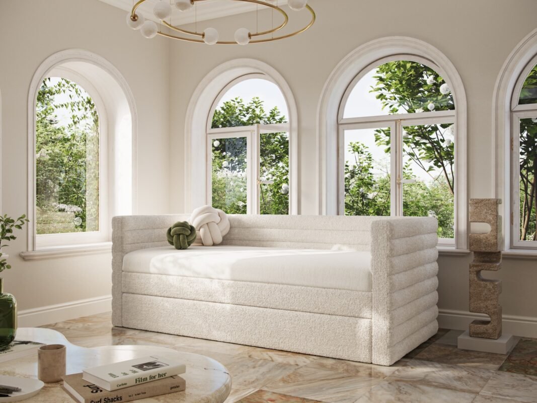 Yuma Boucle Guest Bed